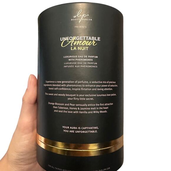 Booty Parlor Unforgettable Amour La Nuit PERFUME W/ Pheromones NIB 3.3oz - Picture 3 of 4